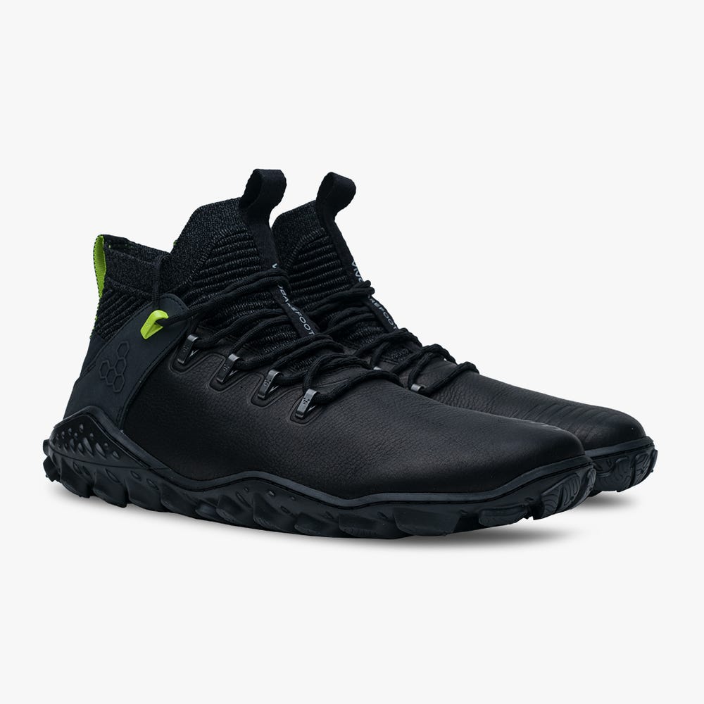 Botas Caminhada Vivobarefoot Magna Forest Esc Masculino Obsidiana Luz Verdes | Portugal-16983