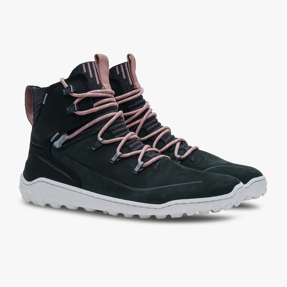 Botas Caminhada Vivobarefoot Tracker Decon FG2 Feminino Obsidiana Rosa | Portugal-10247