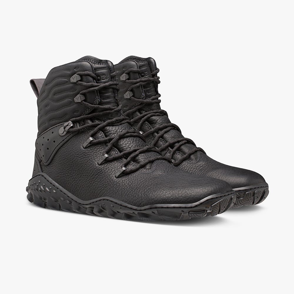 Botas Caminhada Vivobarefoot Tracker Forest Esc Feminino Obsidiana | Portugal-40859