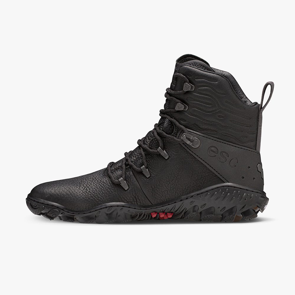 Botas Caminhada Vivobarefoot Tracker Forest Esc Masculino Obsidiana | Portugal-84209