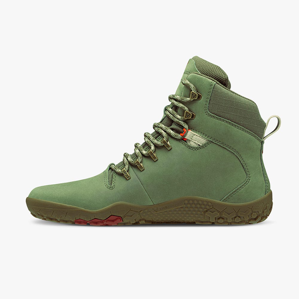 Botas Caminhada Vivobarefoot Tracker II FG Feminino Verdes | Portugal-01782