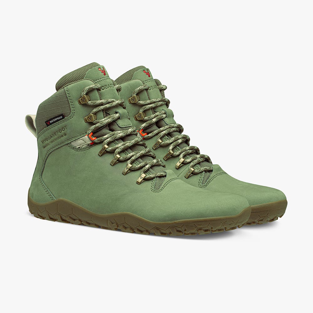 Botas Caminhada Vivobarefoot Tracker II FG Feminino Verdes | Portugal-01782