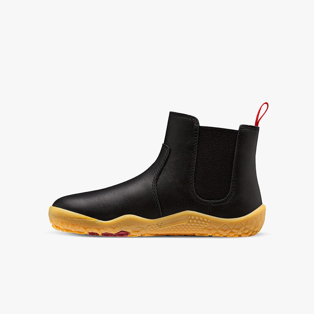 Botas Chelsea Vivobarefoot Fulham II Criança Obsidiana | Portugal-53649