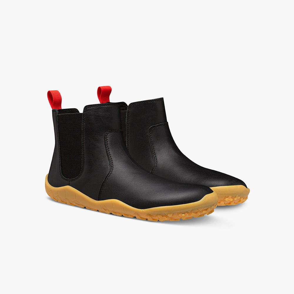 Botas Chelsea Vivobarefoot Fulham II Juniors Criança Obsidiana | Portugal-36741