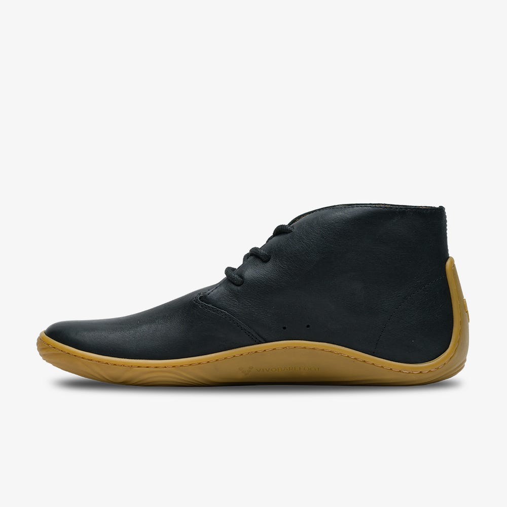 Botas Vivobarefoot Addis Masculino Pretas | Portugal-80426