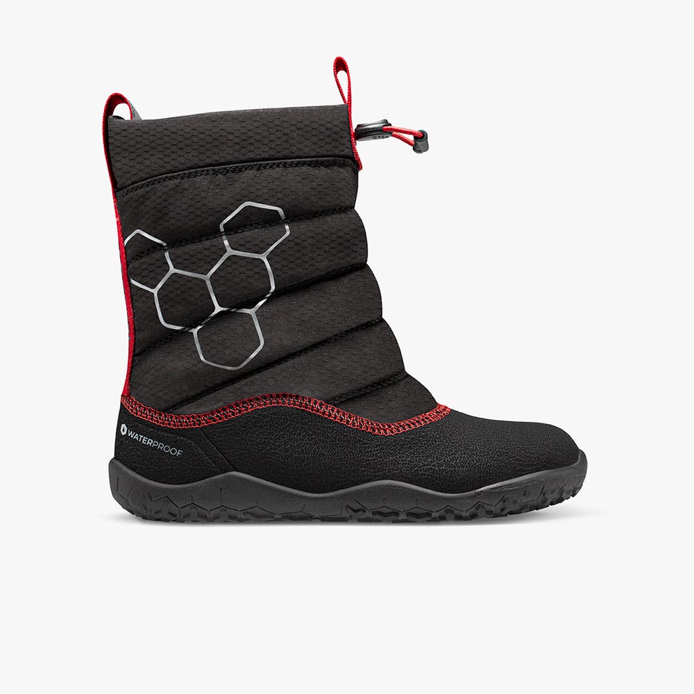 Botas de Inverno Vivobarefoot Lumi Criança Obsidiana | Portugal-18403