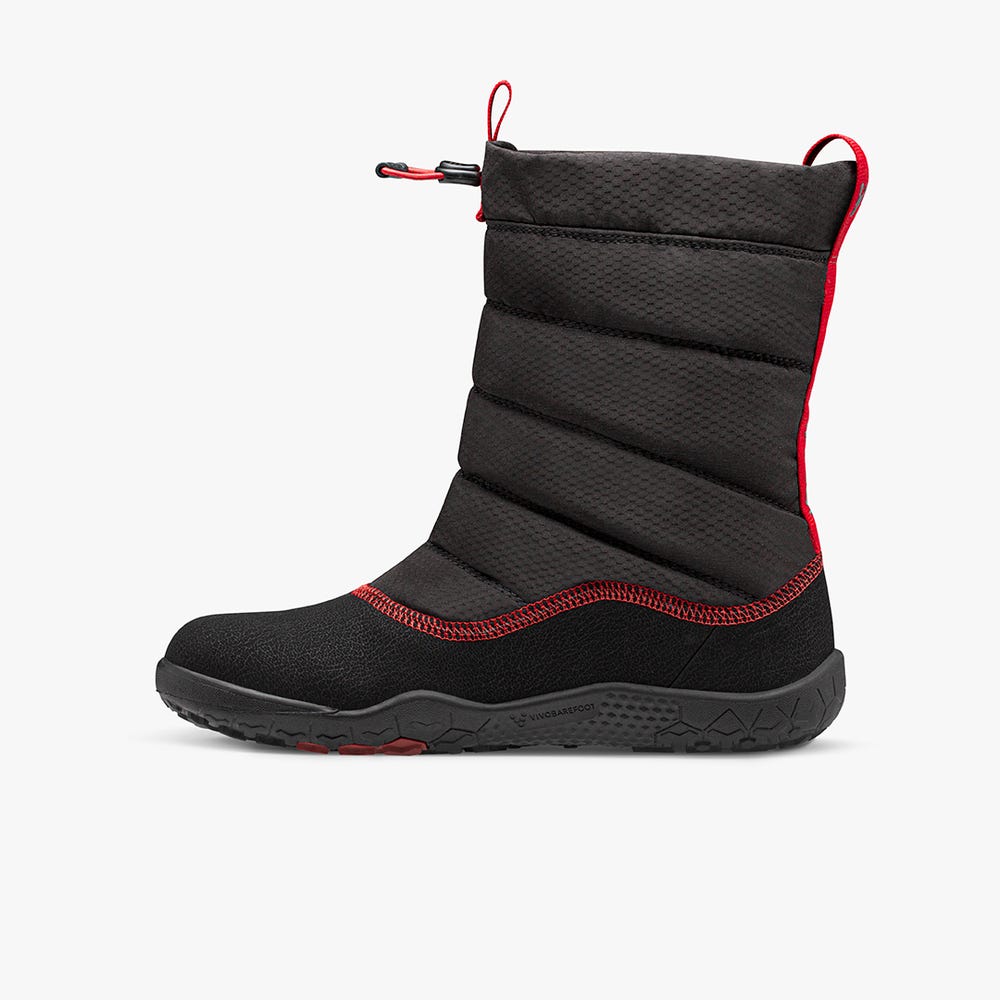 Botas de Inverno Vivobarefoot Lumi Juniors Criança Obsidiana | Portugal-56791