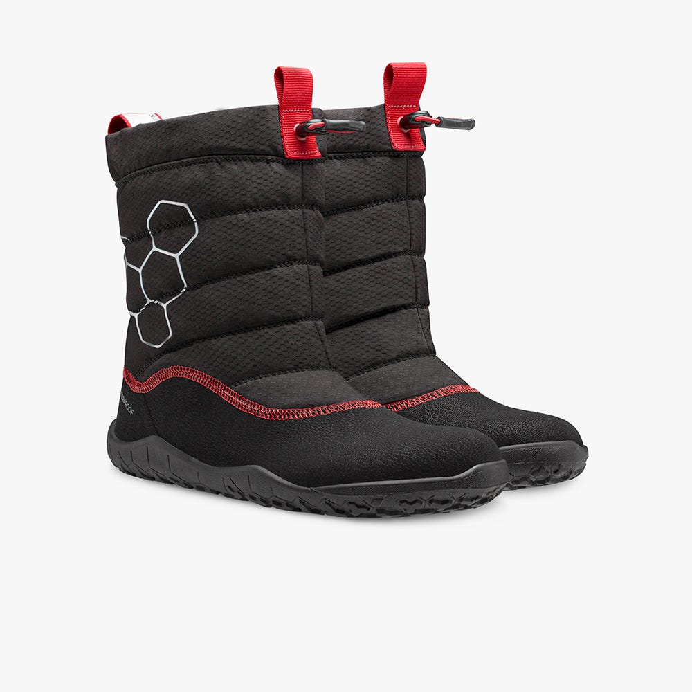 Botas de Inverno Vivobarefoot Lumi Juniors Criança Obsidiana | Portugal-56791