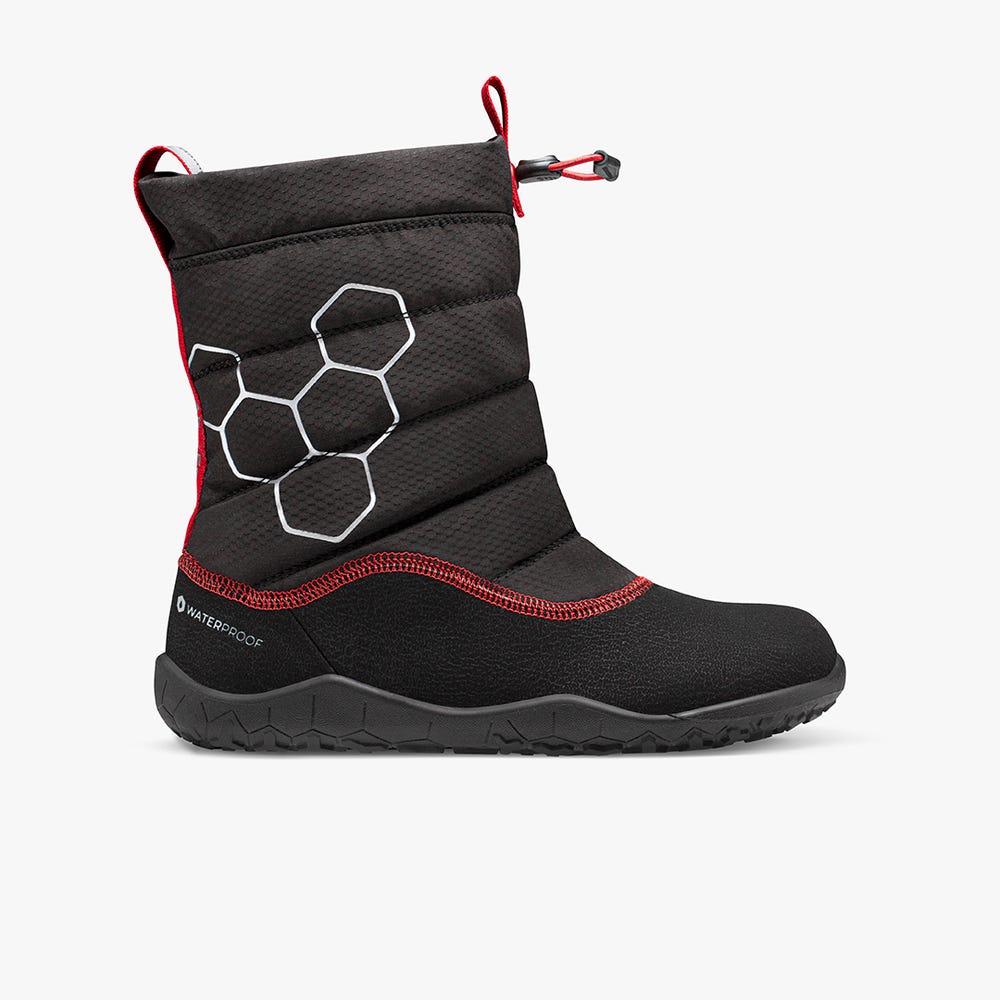 Botas de Inverno Vivobarefoot Lumi Juniors Criança Obsidiana | Portugal-56791