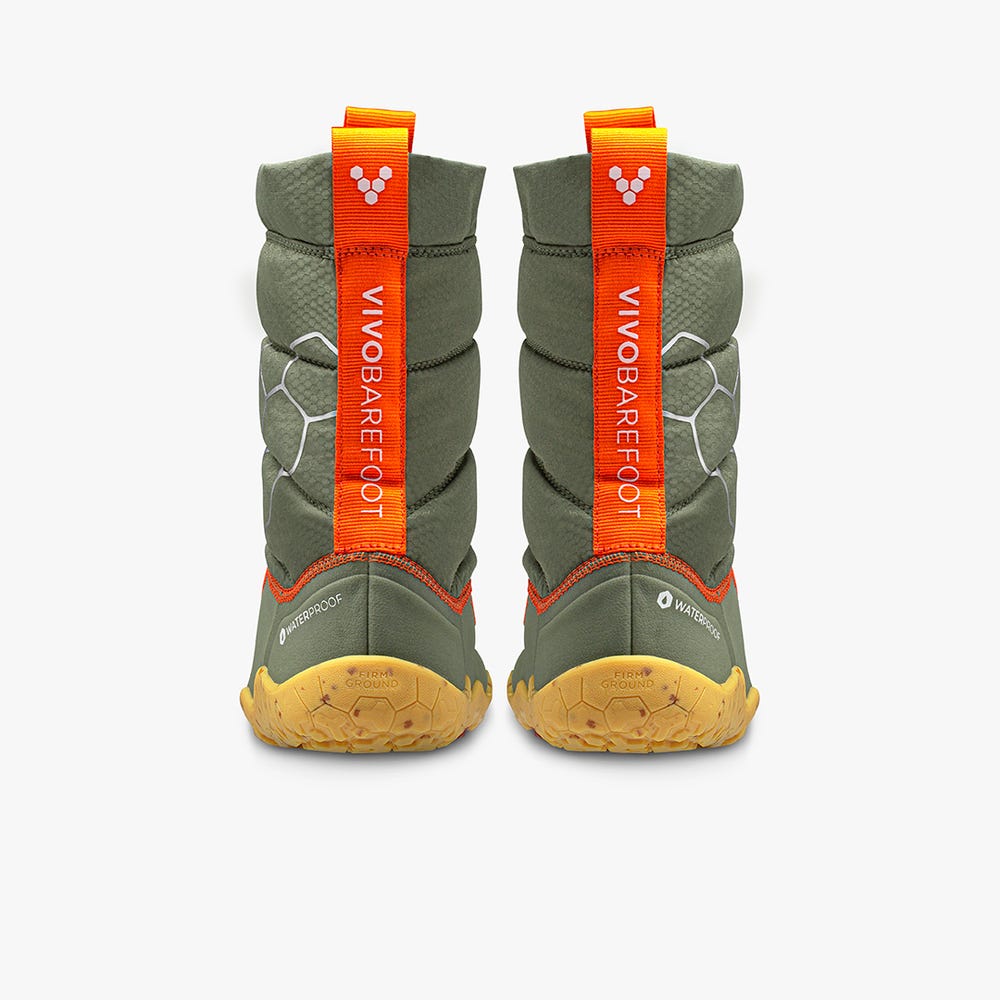 Botas de Inverno Vivobarefoot Lumi Juniors Criança Verdes | Portugal-91520