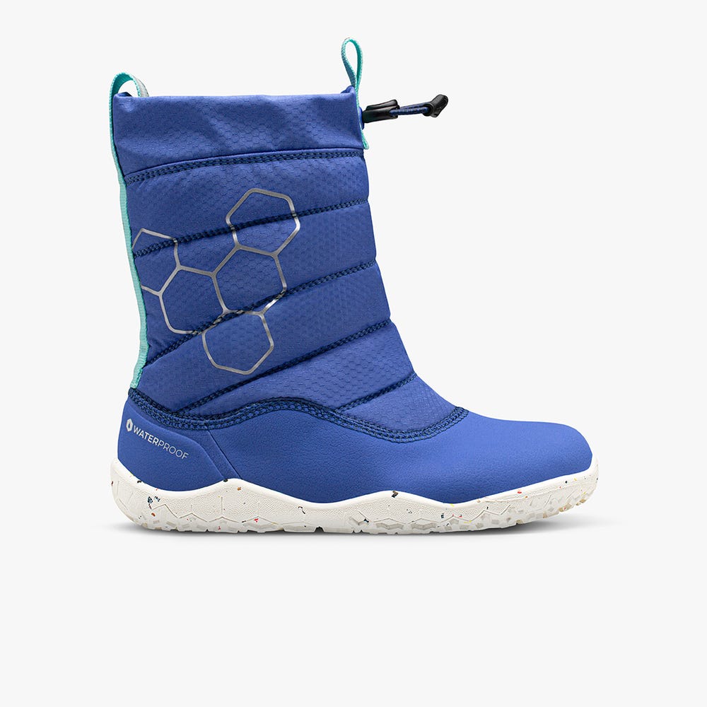 Botas de Inverno Vivobarefoot Lumi X Arctic Angels Criança Azuis | Portugal-31465