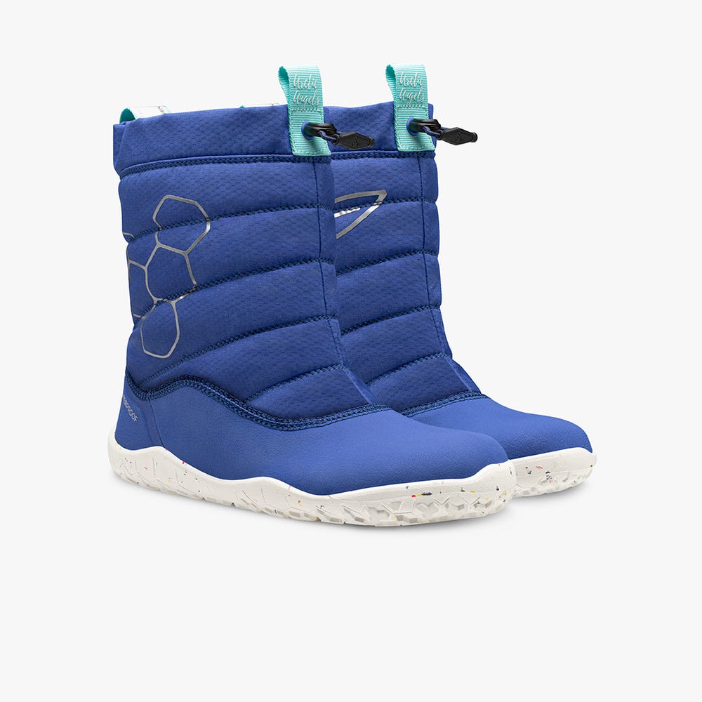 Botas de Inverno Vivobarefoot Lumi X Arctic Angels Juniors Criança Azuis | Portugal-54072