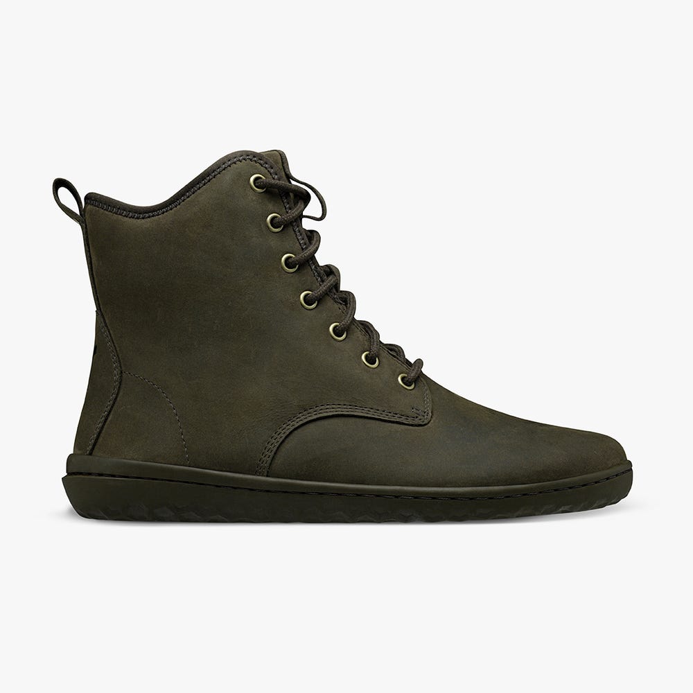 Botas de Inverno Vivobarefoot Scott III Masculino Verde Oliva | Portugal-60918