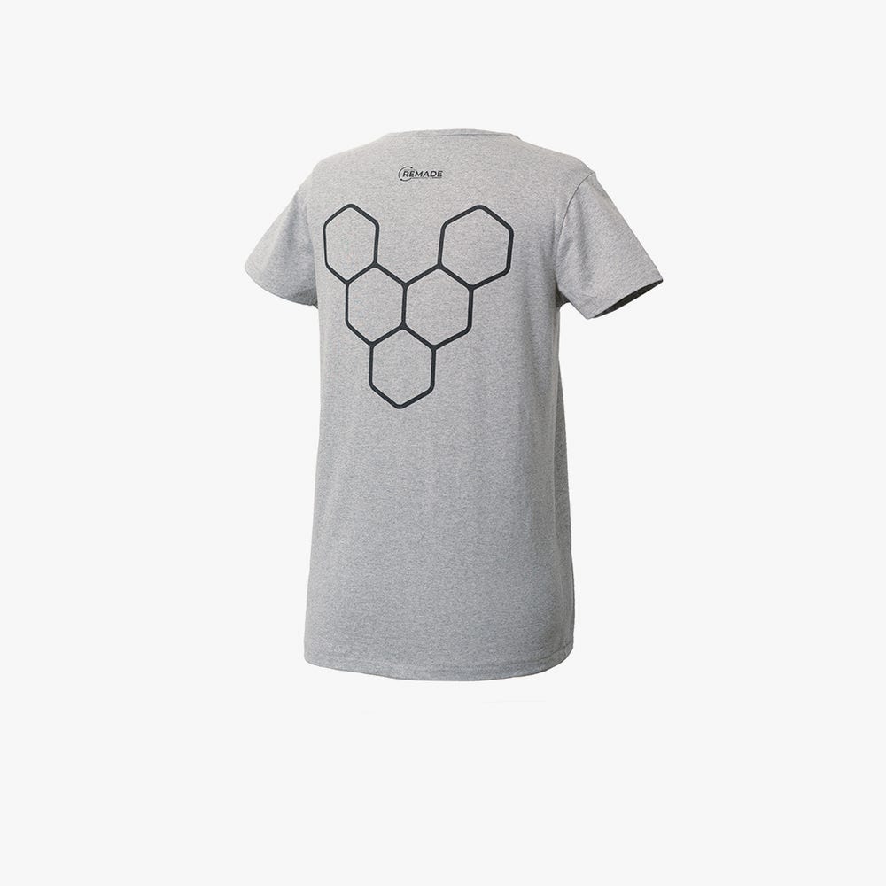 Camiseta Vivobarefoot Rapanui Feminino Cinzentas | Portugal-82479