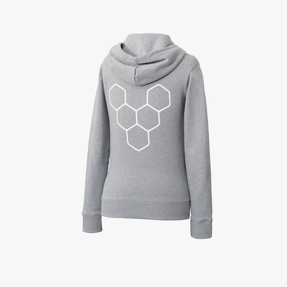 Moletom Com Capuz Vivobarefoot Rapanui Hoody Feminino Cinzentas | Portugal-48691