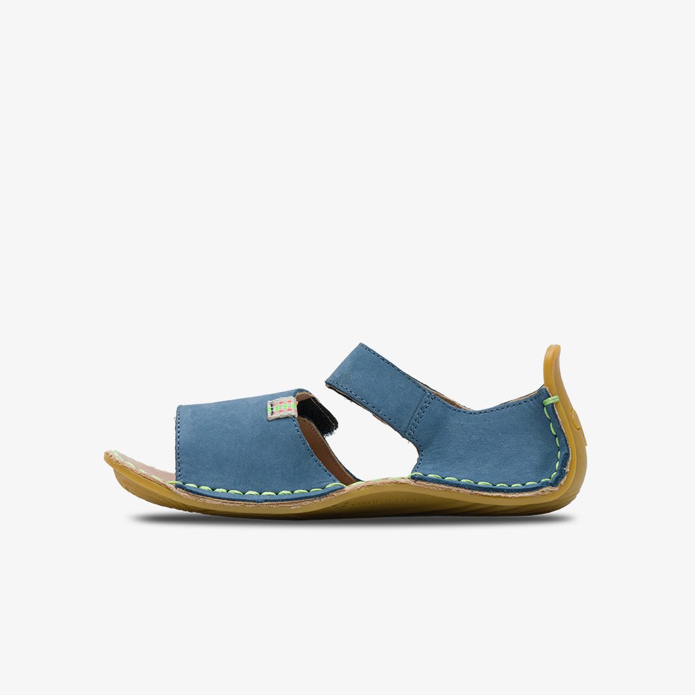 Sandalias Vivobarefoot Ababa II Criança Azul Anil | Portugal-72543