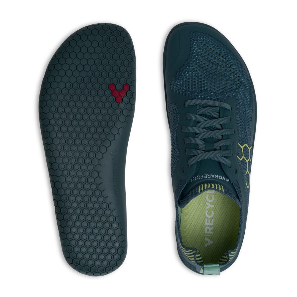 Sapatilhas Running Vivobarefoot Geo Racer Knit Masculino Verdes | Portugal-46821