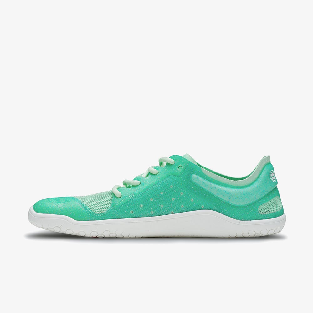 Sapatilhas Running Vivobarefoot Primus Lite III One Earth Masculino Menta | Portugal-51934