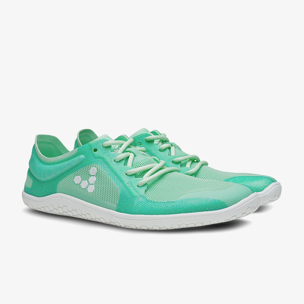 Sapatilhas Running Vivobarefoot Primus Lite III One Earth Masculino Menta | Portugal-51934