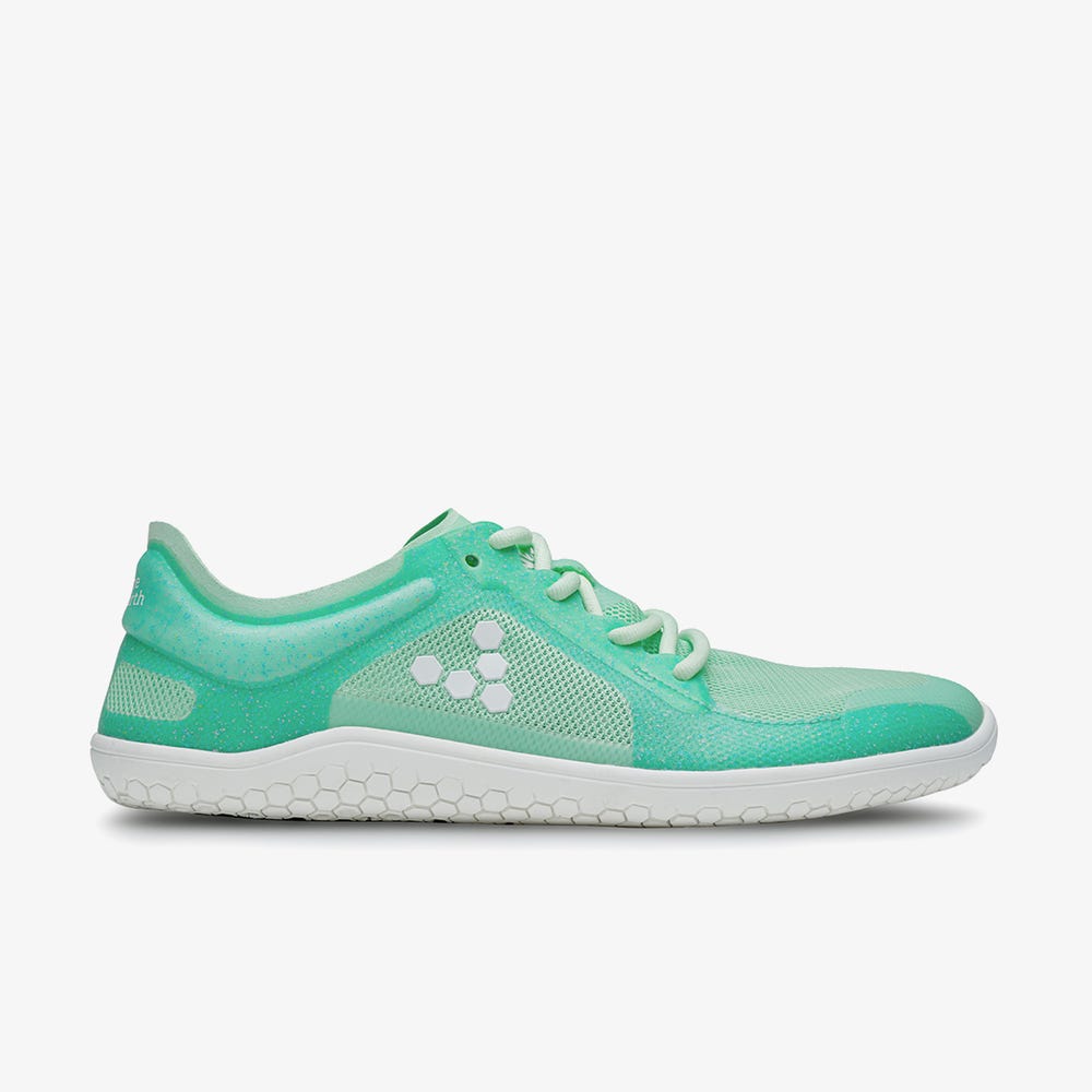 Sapatilhas Running Vivobarefoot Primus Lite III One Earth Masculino Menta | Portugal-51934