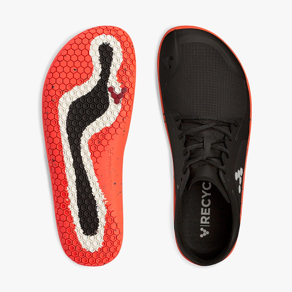 Sapatilhas Running Vivobarefoot Primus Lite III All Weather Feminino Obsidiana Laranja | Portugal-52019