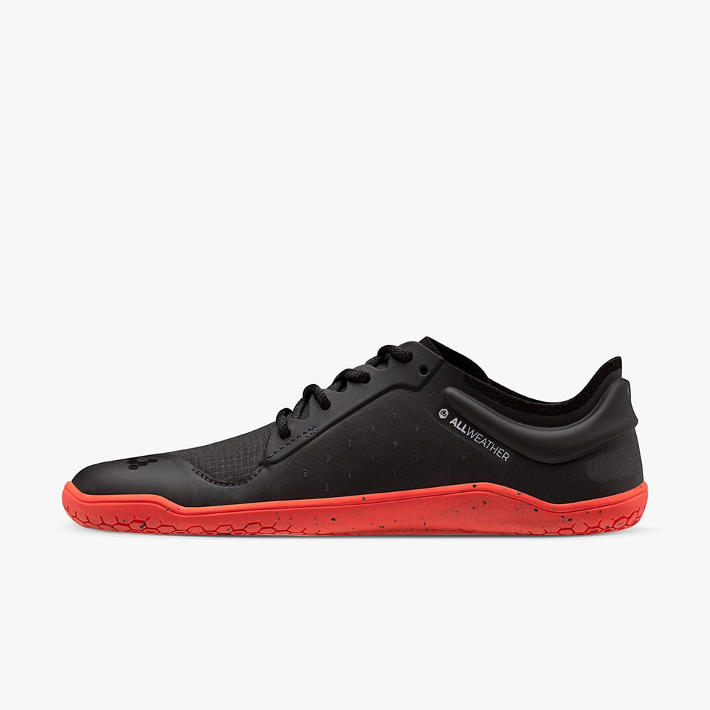 Sapatilhas Running Vivobarefoot Primus Lite III All Weather Feminino Obsidiana Laranja | Portugal-52019