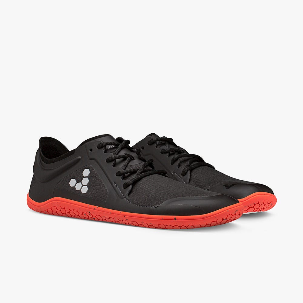 Sapatilhas Running Vivobarefoot Primus Lite III All Weather Feminino Obsidiana Laranja | Portugal-52019