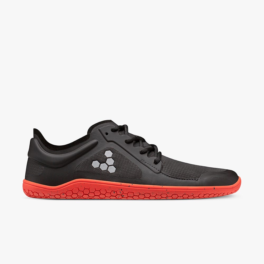 Sapatilhas Running Vivobarefoot Primus Lite III All Weather Feminino Obsidiana Laranja | Portugal-52019