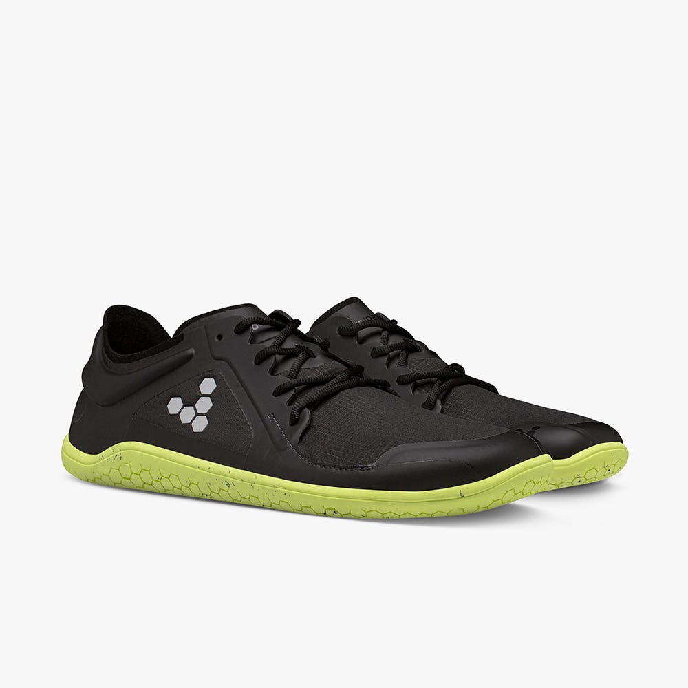 Sapatilhas Running Vivobarefoot Primus Lite III All Weather Masculino Obsidiana Luz Verdes | Portugal-70496