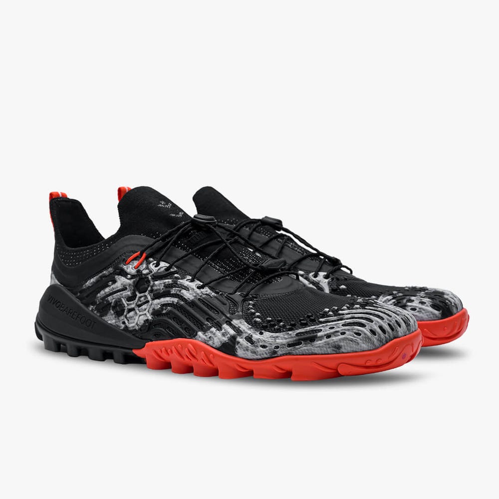 Sapatilhas Trail Running Vivobarefoot Hydra Esc Masculino Obsidiana | Portugal-50179