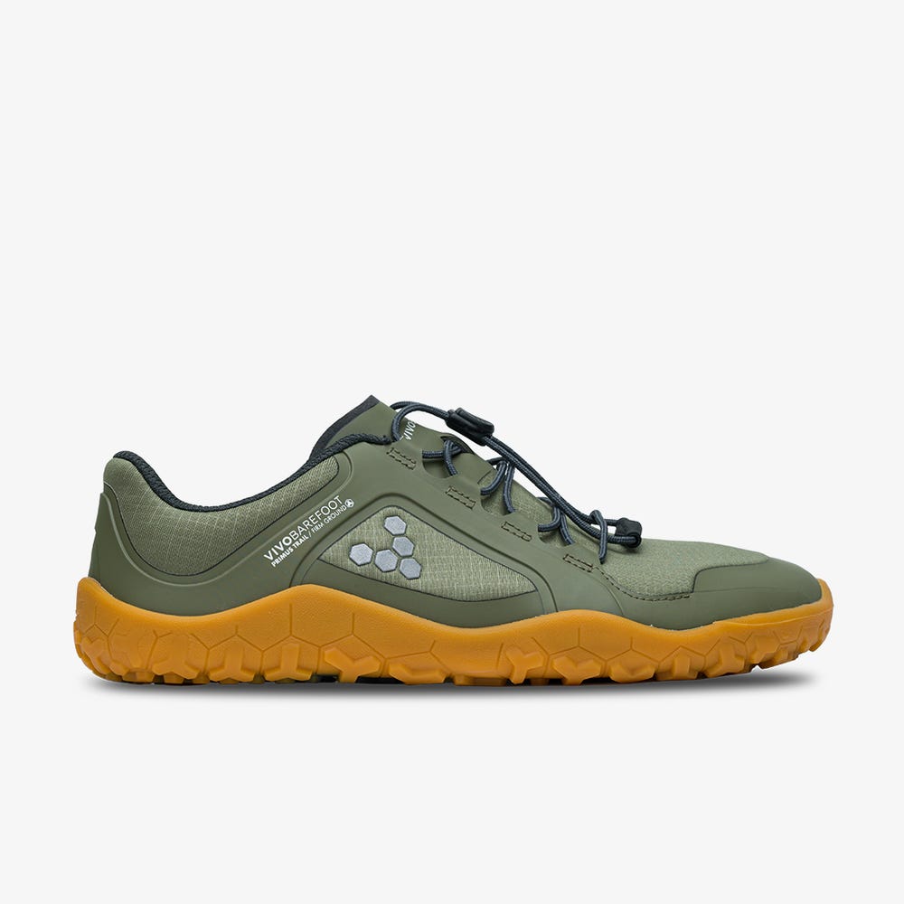 Sapatilhas Trail Running Vivobarefoot Primus Trilha II All Weather FG Masculino Verdes | Portugal-29046