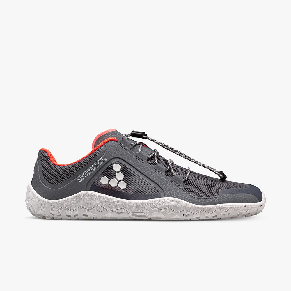 Sapatilhas Trail Running Vivobarefoot Primus Trilha II FG Feminino Cinzentas Escuro | Portugal-54271