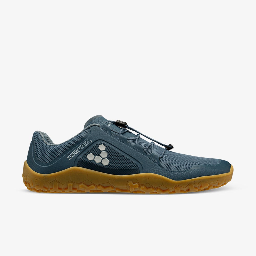 Sapatilhas Trail Running Vivobarefoot Primus Trilha II FG Masculino Azuis Escuro | Portugal-76921