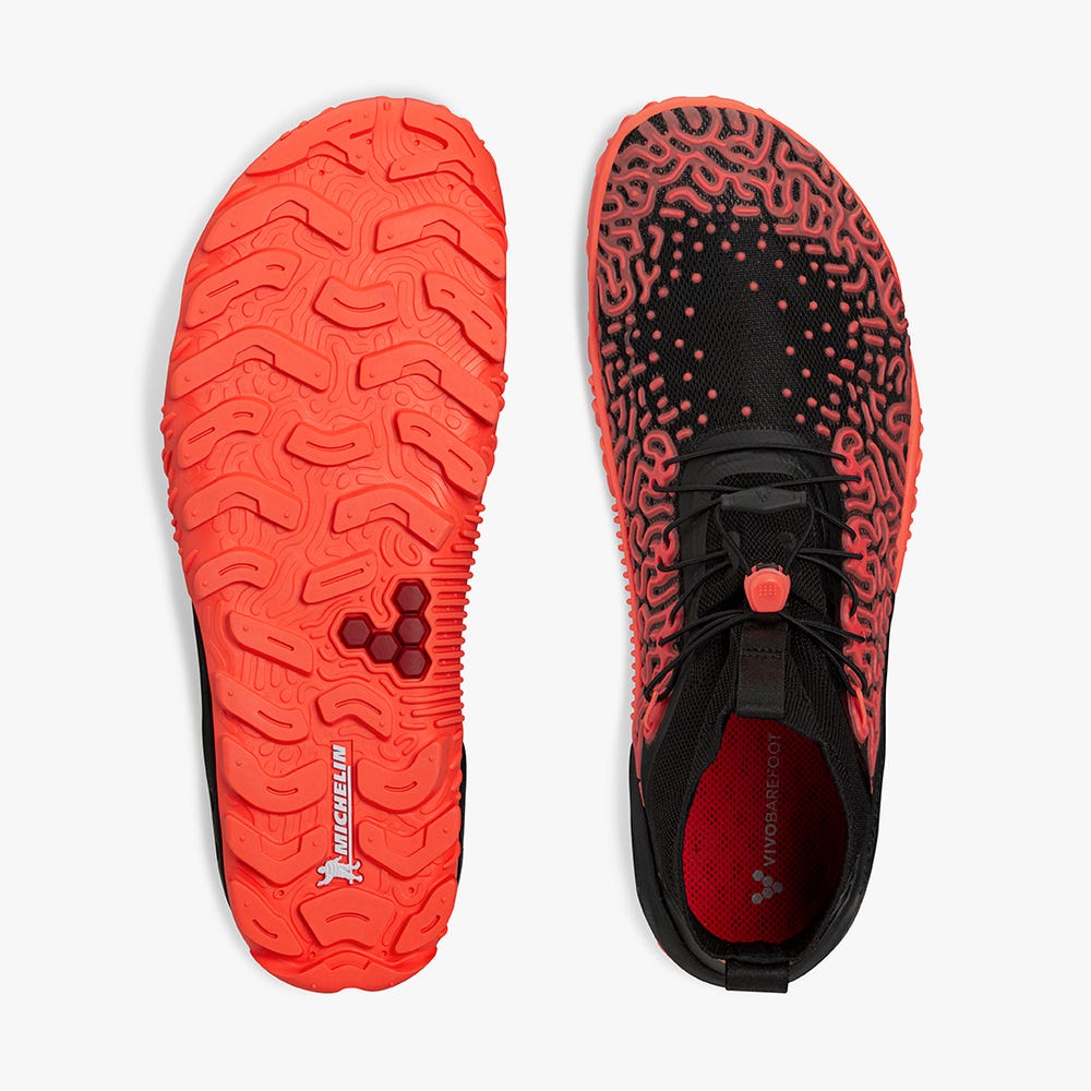 Sapatilhas Trail Vivobarefoot Esc Tempest Feminino Coral | Portugal-05823