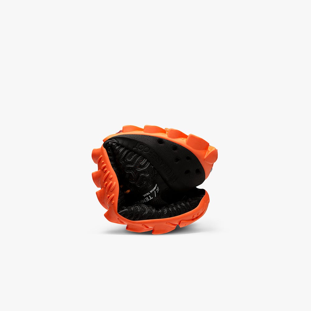 Sapatilhas Trail Vivobarefoot Esc Tempest Masculino Obsidiana Laranja | Portugal-17983