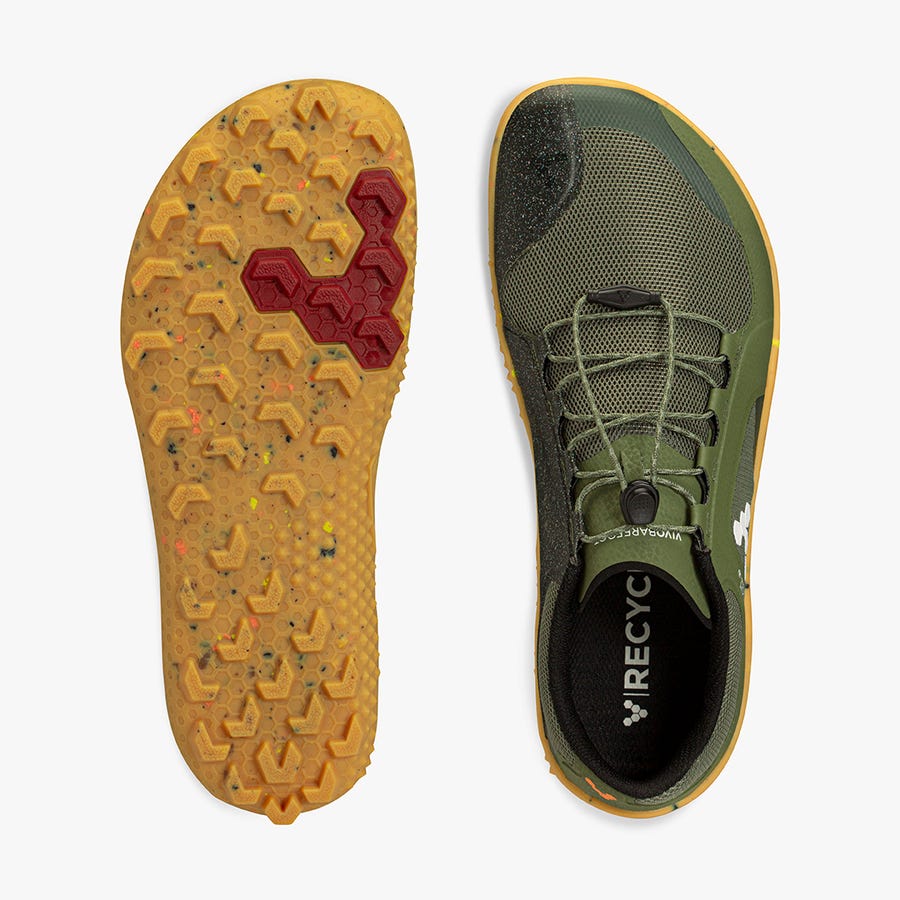 Sapatilhas Trail Vivobarefoot Primus Trilha II SG Feminino Verdes | Portugal-57981