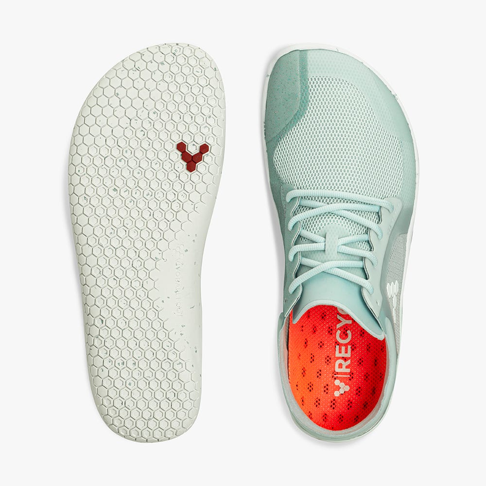 Sapatilhas Treino Vivobarefoot Primus Lite II Recycled Feminino Menta | Portugal-06584