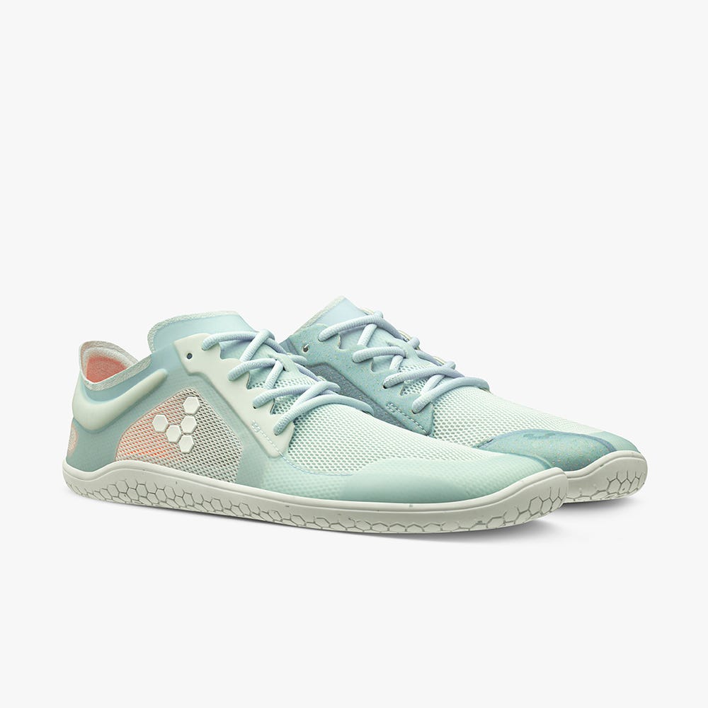 Sapatilhas Treino Vivobarefoot Primus Lite II Recycled Feminino Menta | Portugal-06584