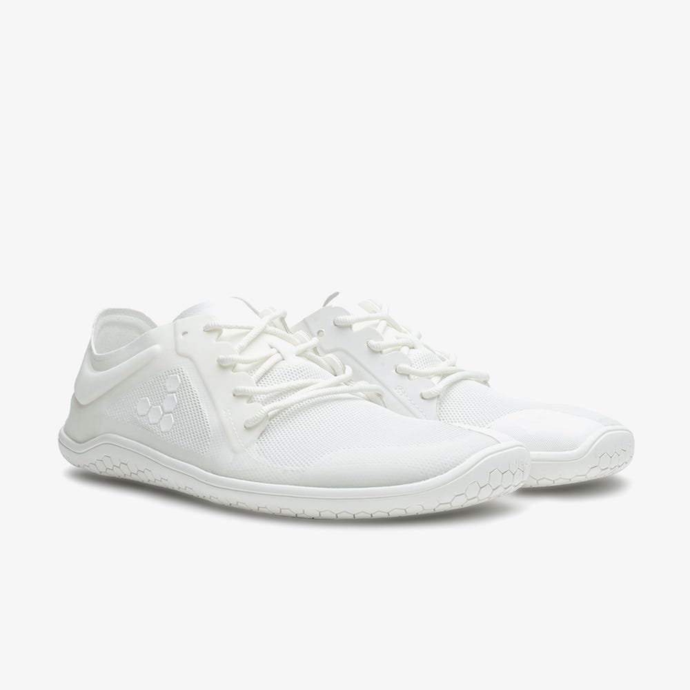 Sapatilhas Treino Vivobarefoot Primus Lite III Feminino Branco | Portugal-12478