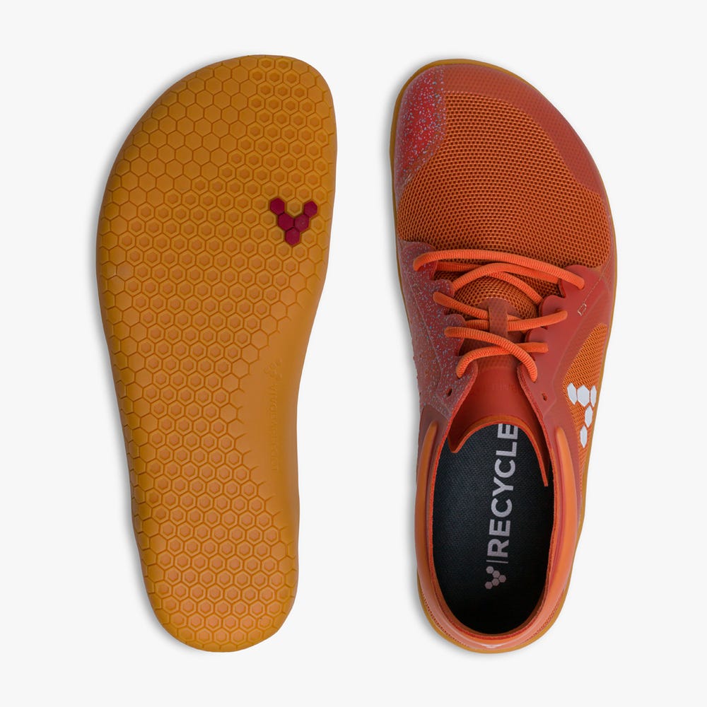 Sapatilhas Treino Vivobarefoot Primus Lite III Feminino Laranja Vermelhas | Portugal-17609