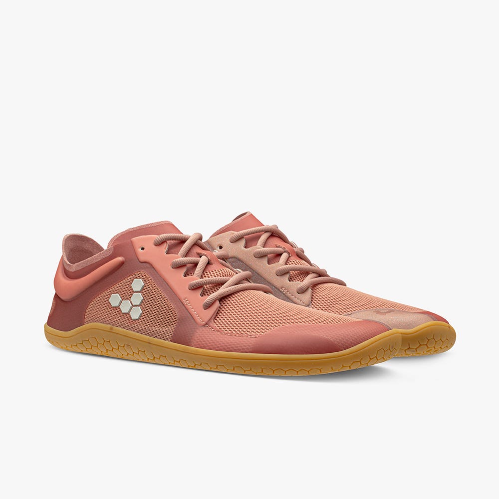 Sapatilhas Treino Vivobarefoot Primus Lite II Recycled Feminino Laranja Vermelhas | Portugal-68042