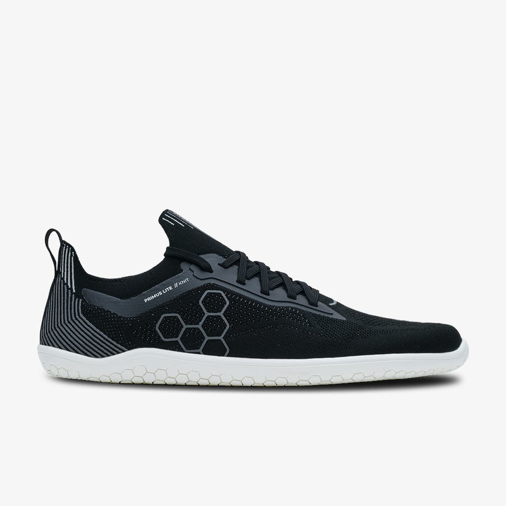 Sapatilhas Treino Vivobarefoot Primus Lite Knit Masculino Obsidiana | Portugal-70941