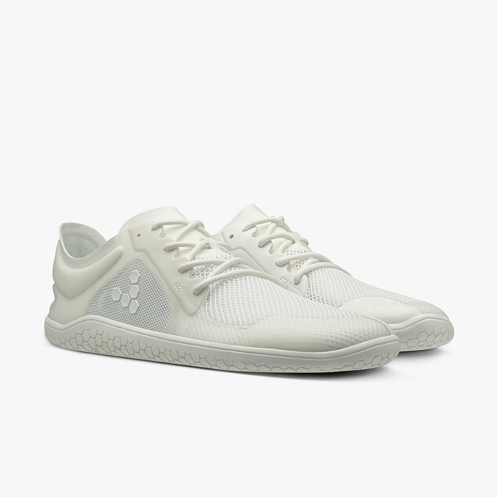 Sapatilhas Treino Vivobarefoot Primus Lite II Recycled Feminino Branco | Portugal-73459