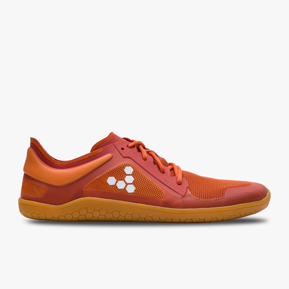 Sapatilhas Treino Vivobarefoot Primus Lite III Masculino Laranja Vermelhas | Portugal-82703