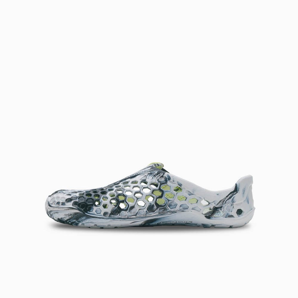 Sapatos Agua Vivobarefoot Ultra Bloom Juniors Criança Obsidiana Branco | Portugal-61592