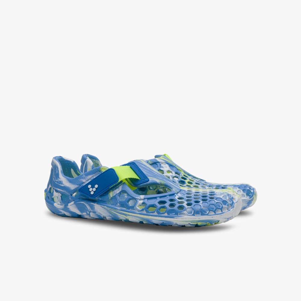 Sapatos Agua Vivobarefoot Ultra Bloom Juniors Criança Azuis Luz Turquesa | Portugal-75102