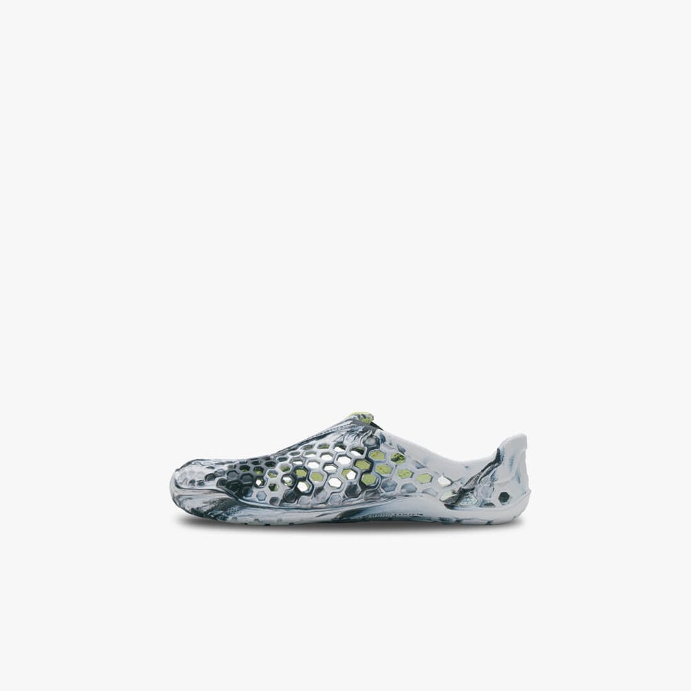 Sapatos Agua Vivobarefoot Ultra Bloom Preschool Criança Obsidiana Branco | Portugal-85294