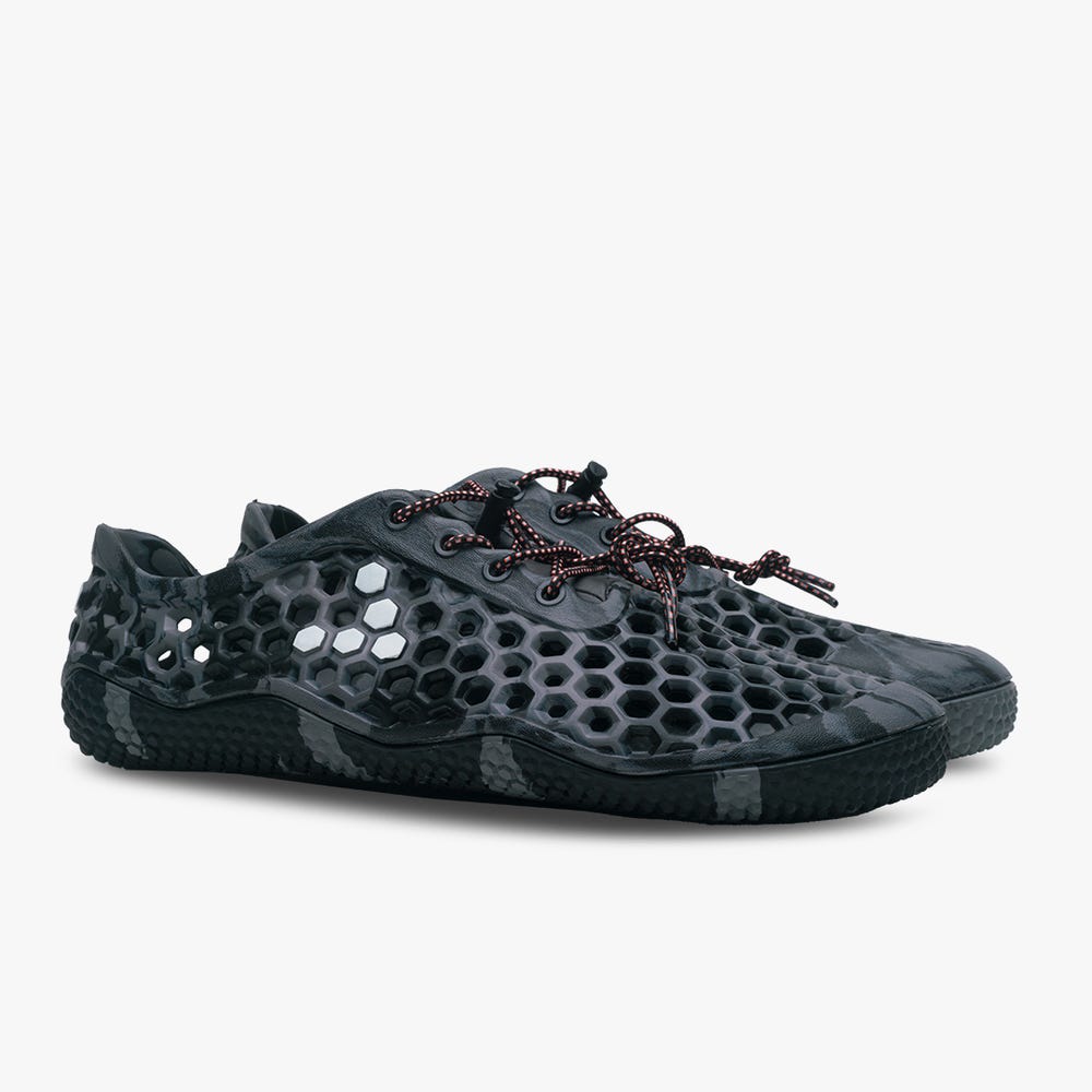 Sapatos Agua Vivobarefoot Ultra III Bloom Feminino Obsidiana Cinzentas | Portugal-08514