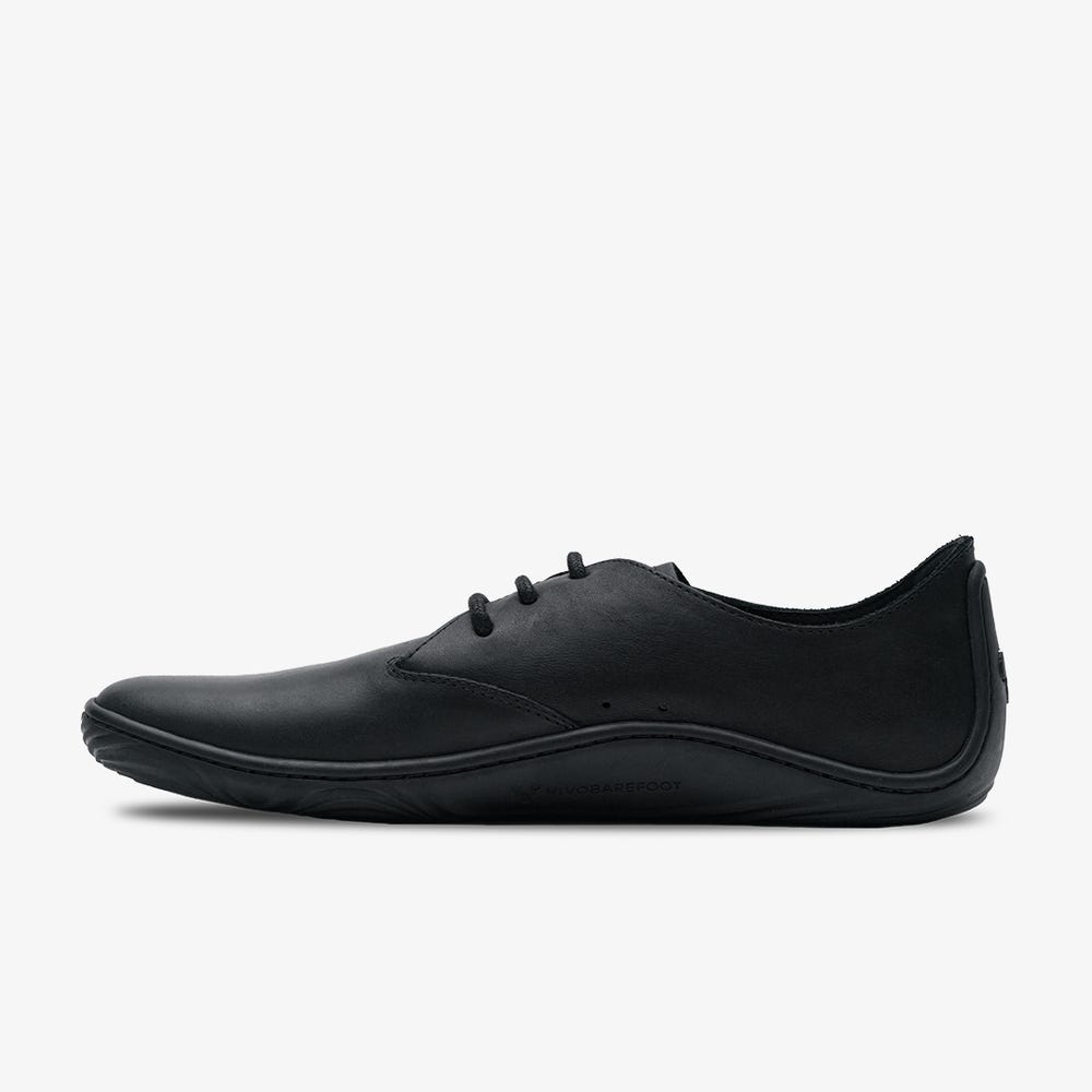 Sapatos Oxford Vivobarefoot Addis Masculino Pretas | Portugal-46372