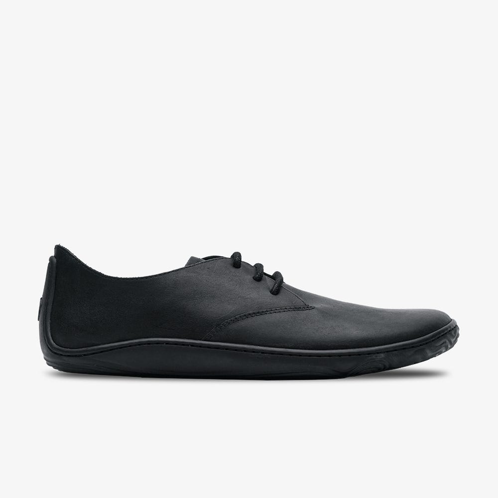 Sapatos Oxford Vivobarefoot Addis Masculino Pretas | Portugal-46372